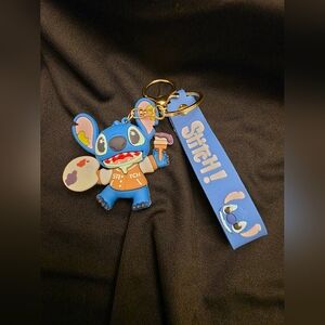 NEW Disney Stitch Painter Keychain